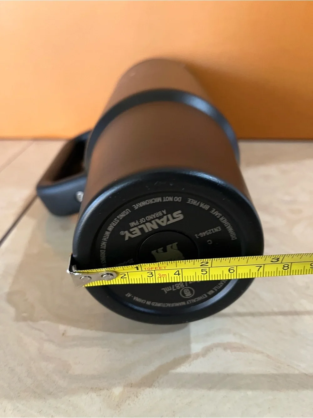 Stanley Black Insulated 30 oz Travel Mug with Handle - Picture 16 of 16